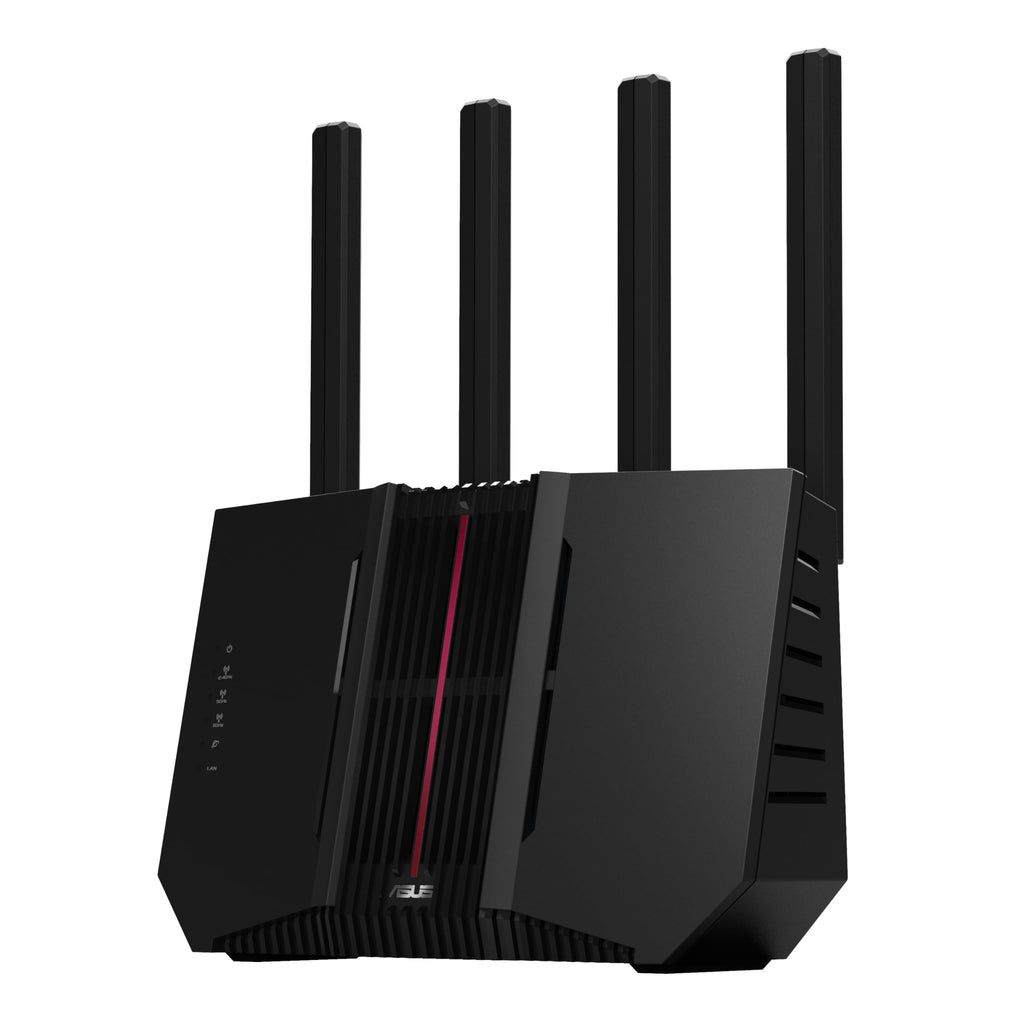 ASUS TUF Gaming BE6500 WiFi 7 Router - Dual-Band, Up to 6.5 Gbps Wireless, Game Accelerator, Multi-Link Operation (MLO), (x4) 2.5GbE Ports, Mesh + VPN Compatible, & Subscription-Free Network Security