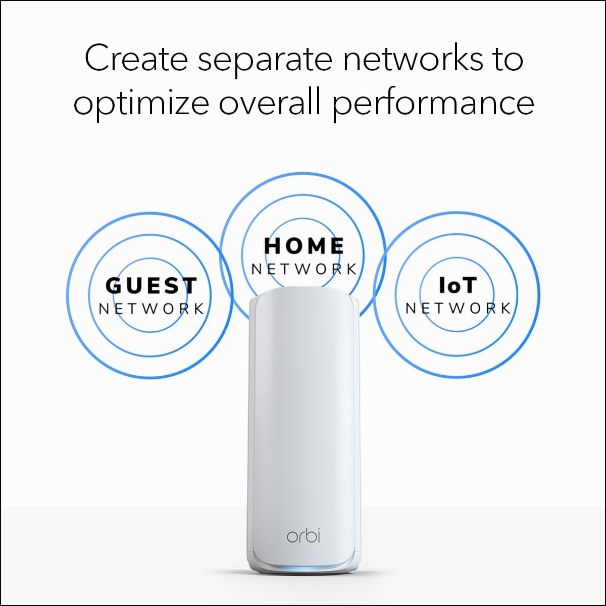 NETGEAR Orbi 770 Series WiFi 7 Mesh System, Up to 8,000 sq ft., 3 Pack