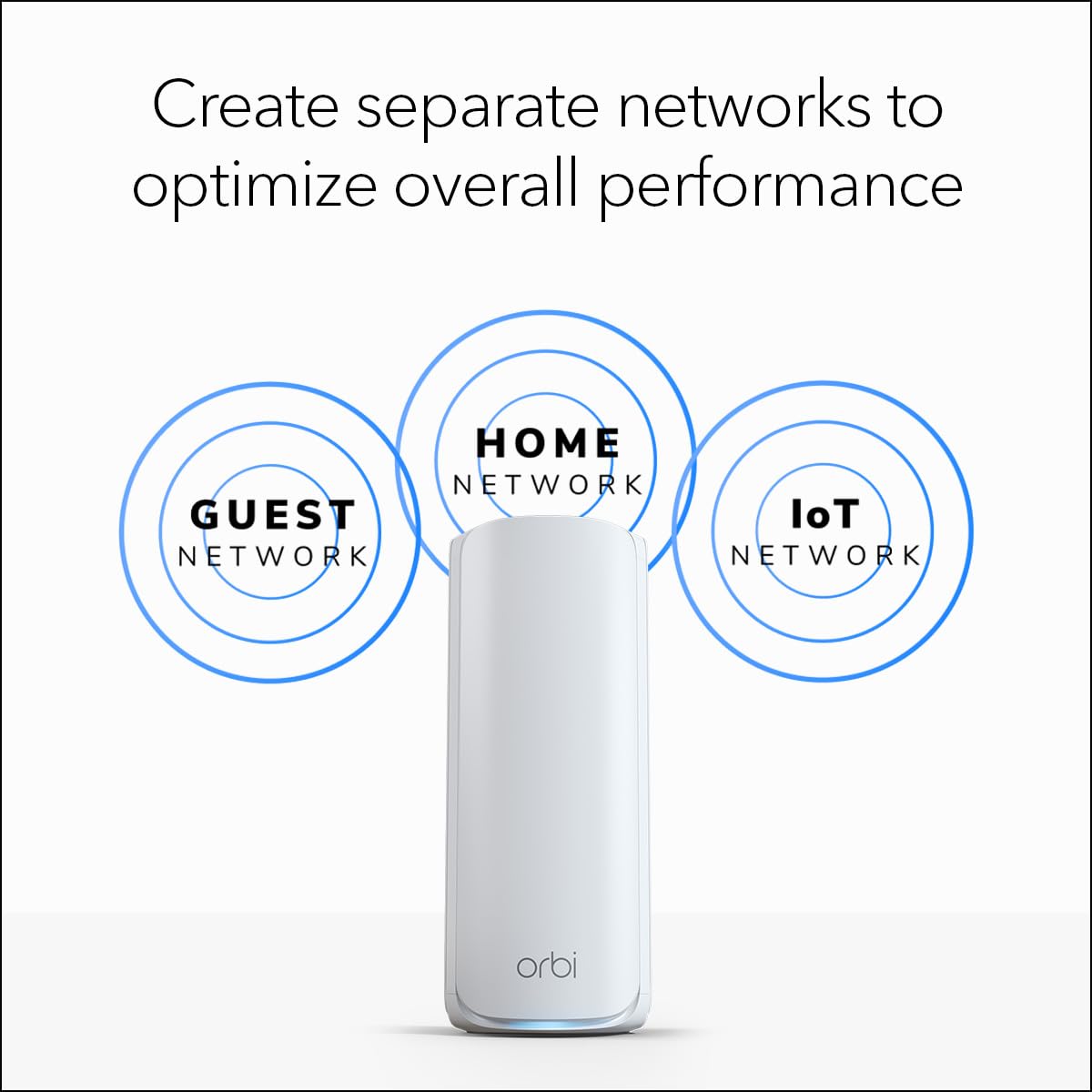 NETGEAR Orbi 770 Series WiFi 7 Mesh System, Up to 8,000 sq ft., 3 Pack