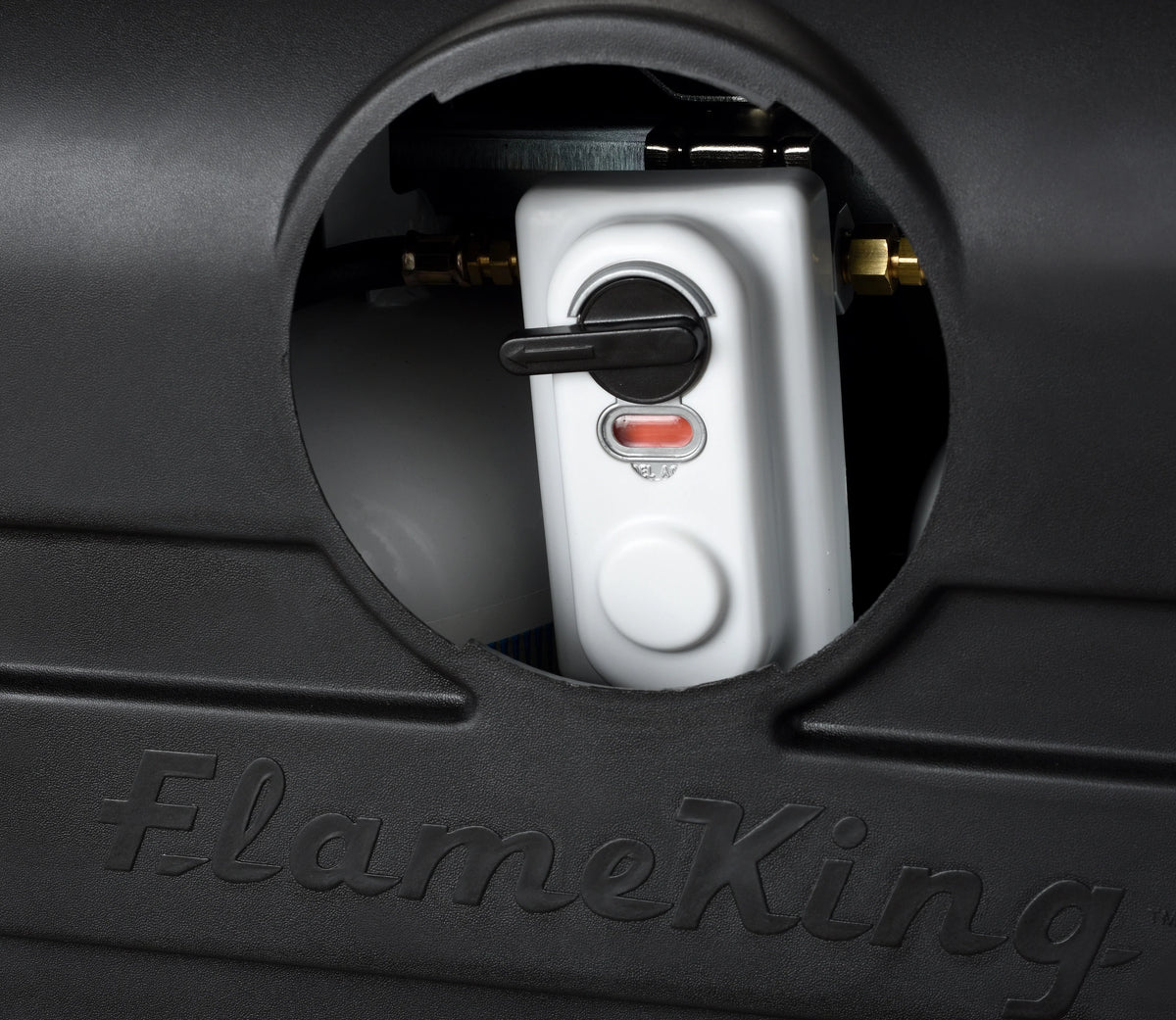 Flame King Heavy Duty Dual 20Lb Black Propane Tank Cover For Rv, Camper And Travel Trailer