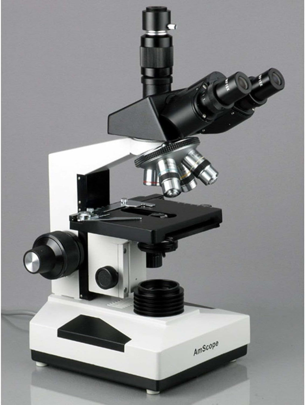 AmScope T490A-PCS Compound Trinocular Microscope, WF10x and WF16x