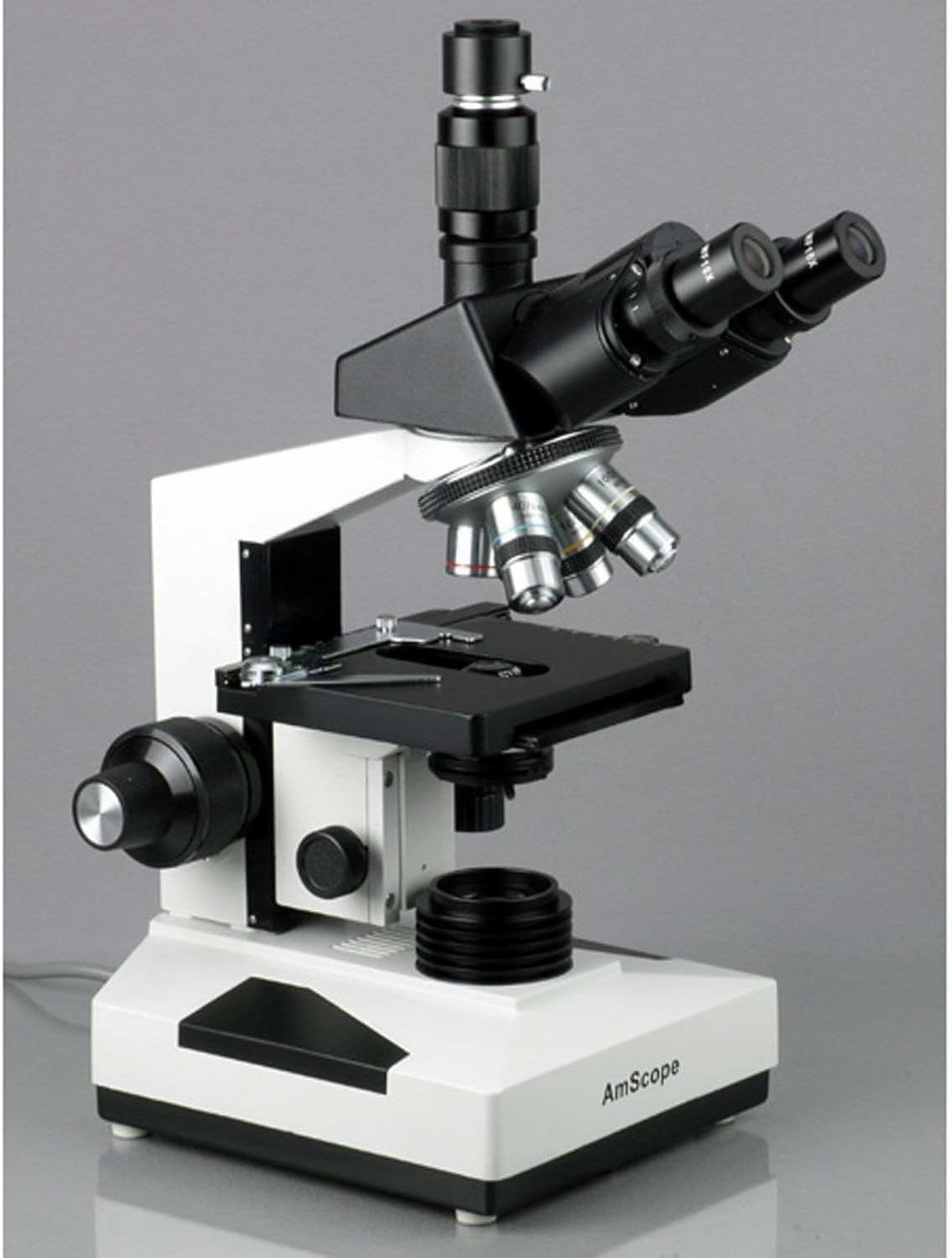 AmScope T490A-PCS Compound Trinocular Microscope, WF10x and WF16x