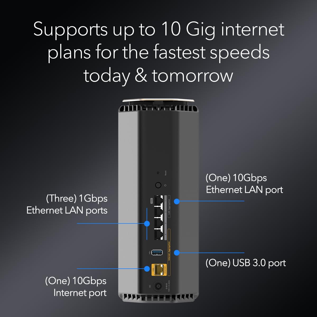 NETGEAR Nighthawk WiFi 7 Router BE17000, Up to 3,300 sq ft, 17 Gbps