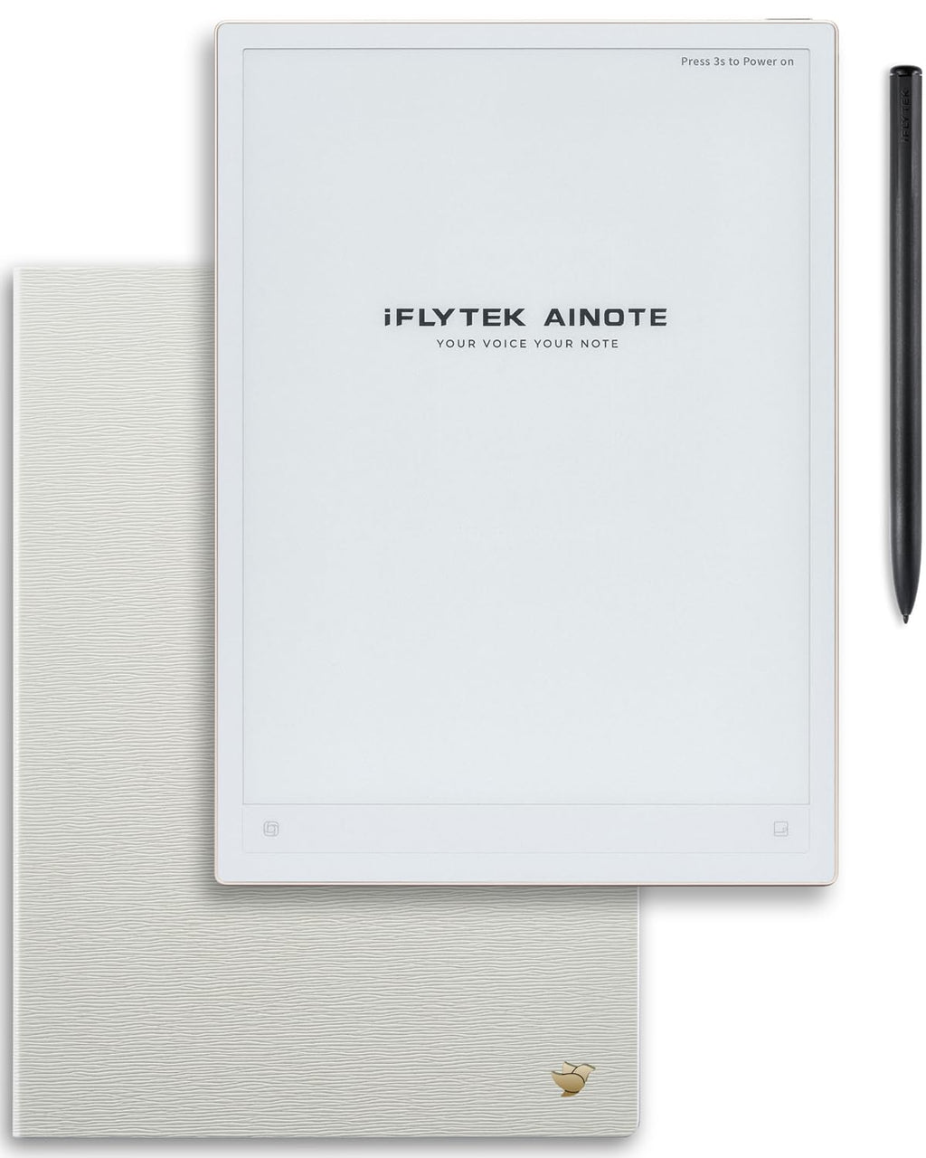 iflytek AINOTE 2 Bundle Blue,10.65" E-Ink Tablet for Meetings,4.2mm Ultrathin AI Paper Tablet Powered by ChatGPT,Support Voice-to-Text,Handwriting Conversion,18-Language Transcription for Work/Study