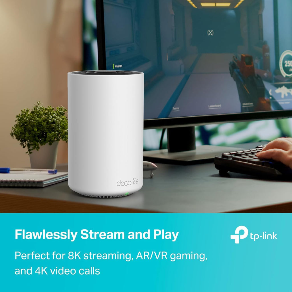 TP-Link Deco XE75 Pro AXE5400 Tri-Band WiFi 6E Whole Home Mesh Router