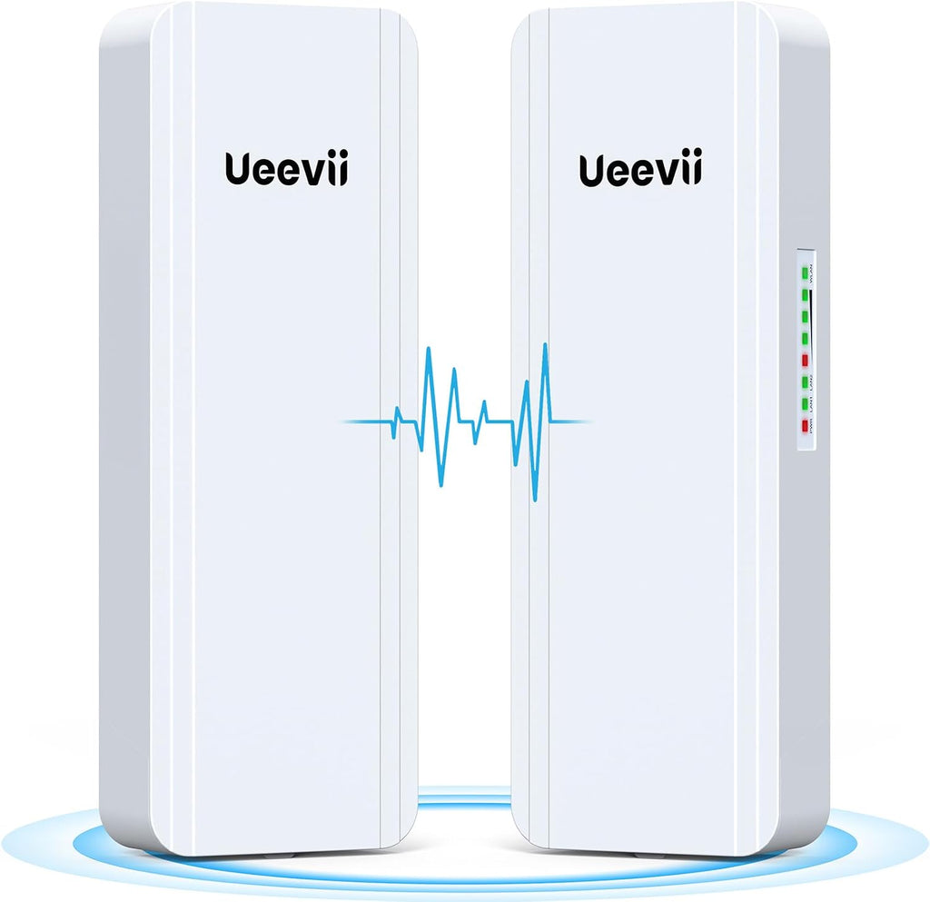UeeVii 2.4G & 5G Dual Band Wireless Bridge with Dual 1000Mbps Port CPE5824