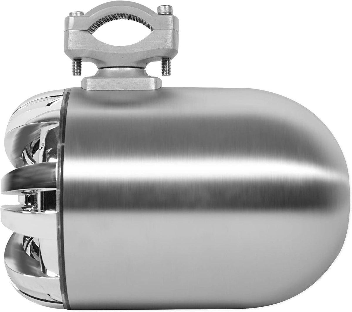 Rockville WB65 Pair Silver 6.5" Metal Marine Wakeboard Tower Speakers