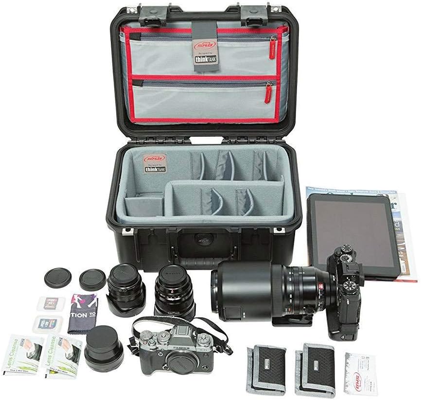 SKB Cases iSeries 1309-6 Case with Think Tank Dividers & Lid Organizer, Black (3i-1309-6DL)