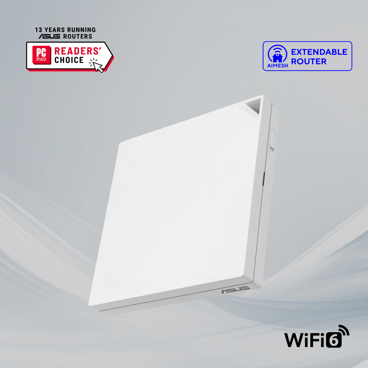 ASUS RT-AX3000S Dual Band WiFi 6 Extendable Router, Instant Guard, Parental Control Scheduling, Built-in VPN, AiMesh Compatible