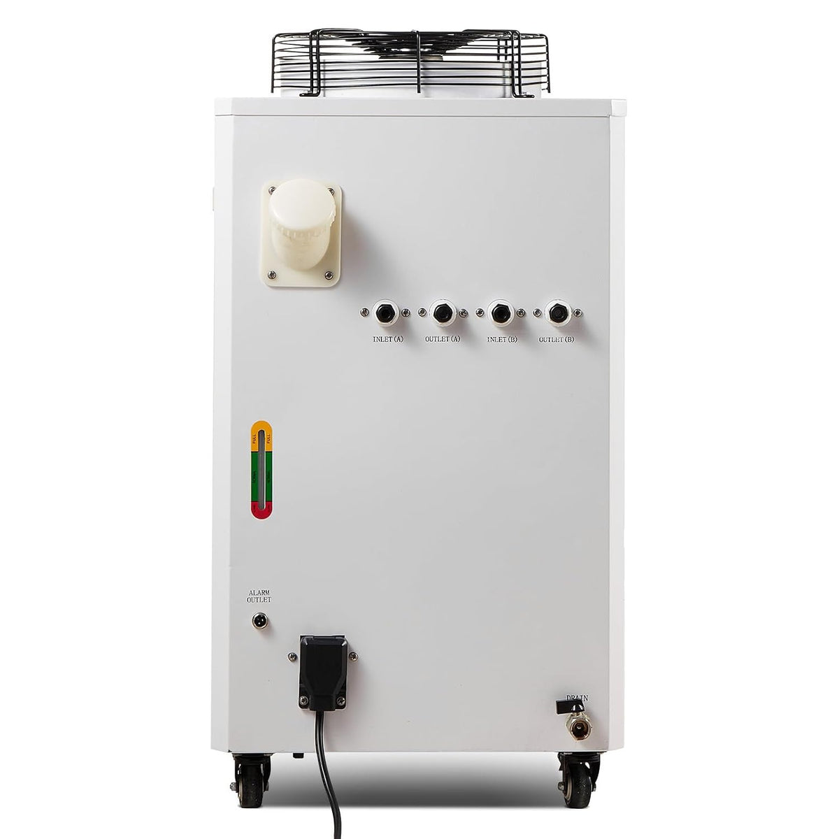 VEVOR Industrial Water Chiller, CW6000, 1500W Industrial Water Cooler Cooling System with Compressor 15L Water Tank Capacity 65 L/min Max Flow Rate, for CO2 Laser Engraving Machine Cooling Machine