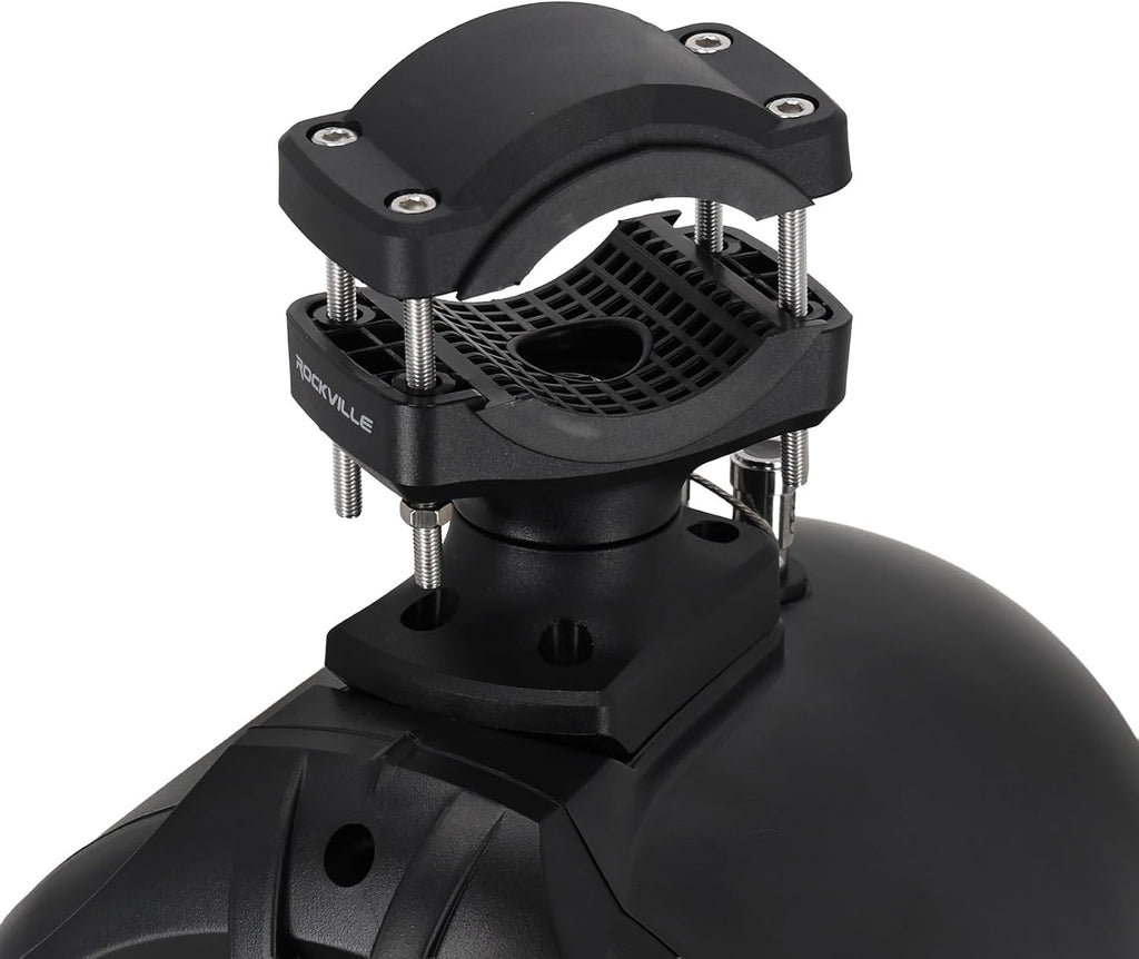 Rockville RWB70B Black 6.5" 4-Ohm Marine Wakeboard Tower Speakers Pair
