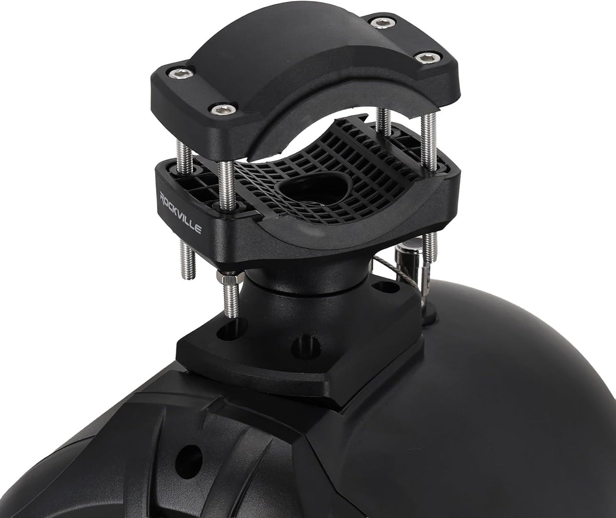 Rockville RWB70B Black 6.5" 4-Ohm Marine Wakeboard Tower Speakers Pair