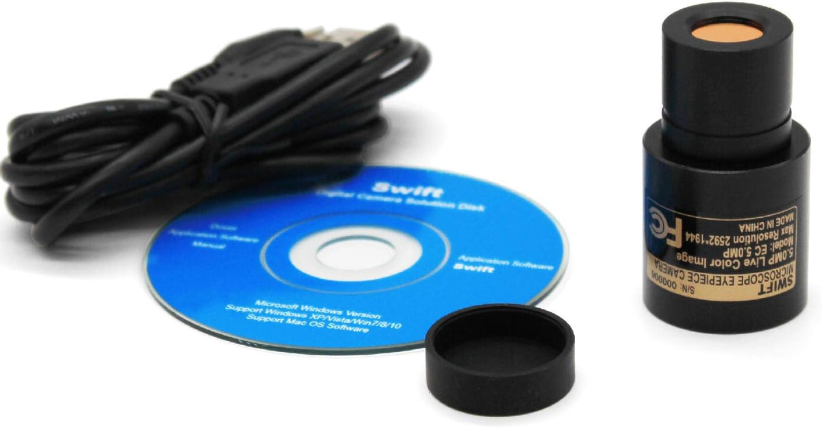 Swift 5.0 Megapixel Digital Camera for Microscopes