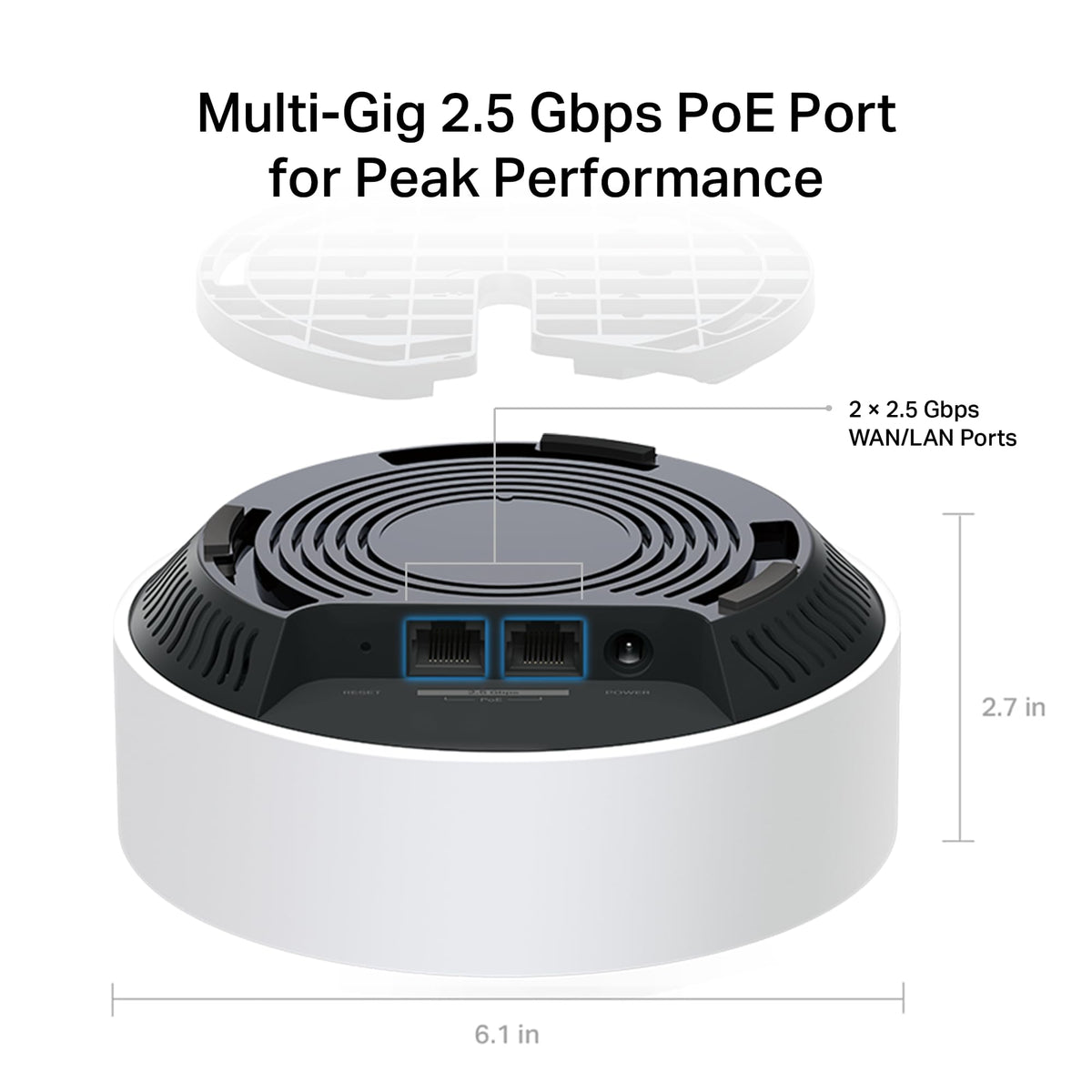 TP-Link AX3000 PoE Mesh WiFi 6, Deco X50-PoE(1-Pack)