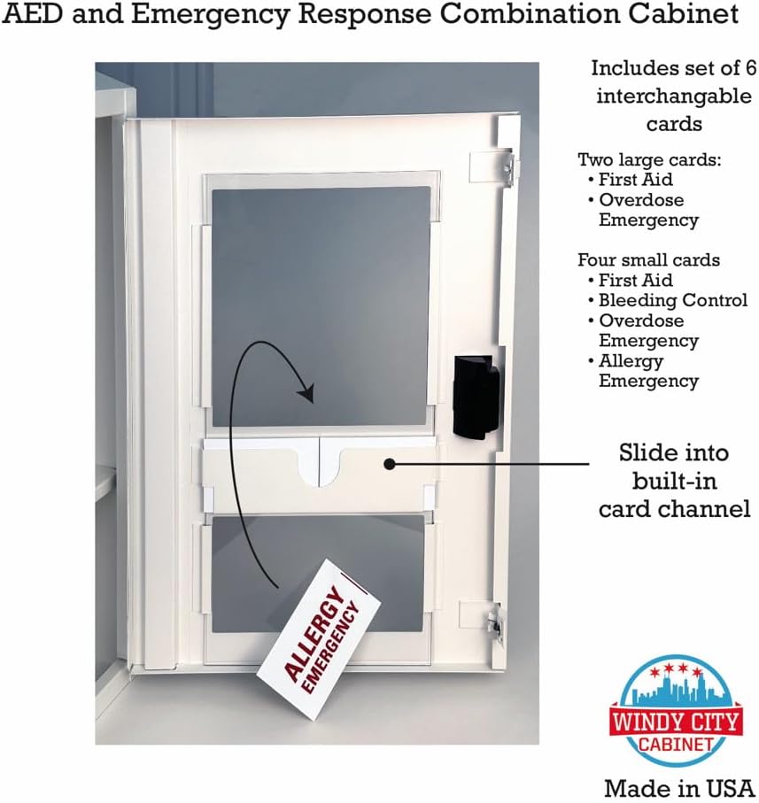Automated External Defibrillator AED Cabinet with Alarm