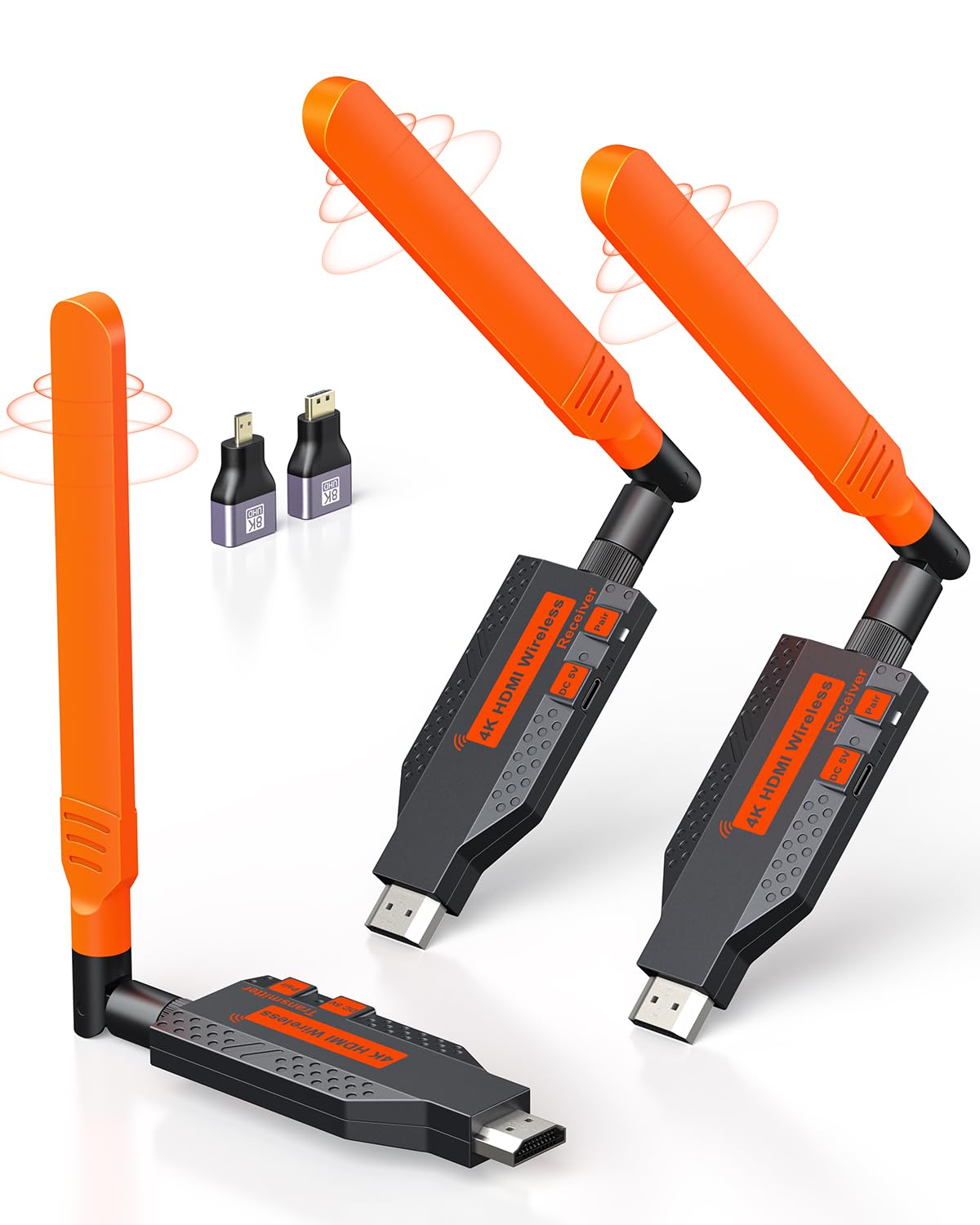 Coolpie Wireless HDMI Transmitter and Receiver for Multiple TVs (1TX-4RX)