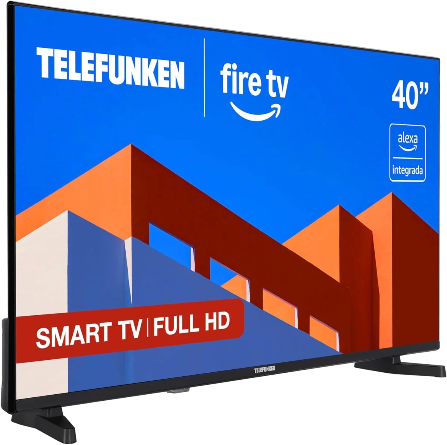 Telefunken 50Ftv825, 50 Cali 4K Uhd, Smart Tv Fire Os, Hdr10, Memc, Kompatybilny Z Alexa, Dolby Atmos, Apple Airplay, Bluetooth(Fire Tv Os/40")