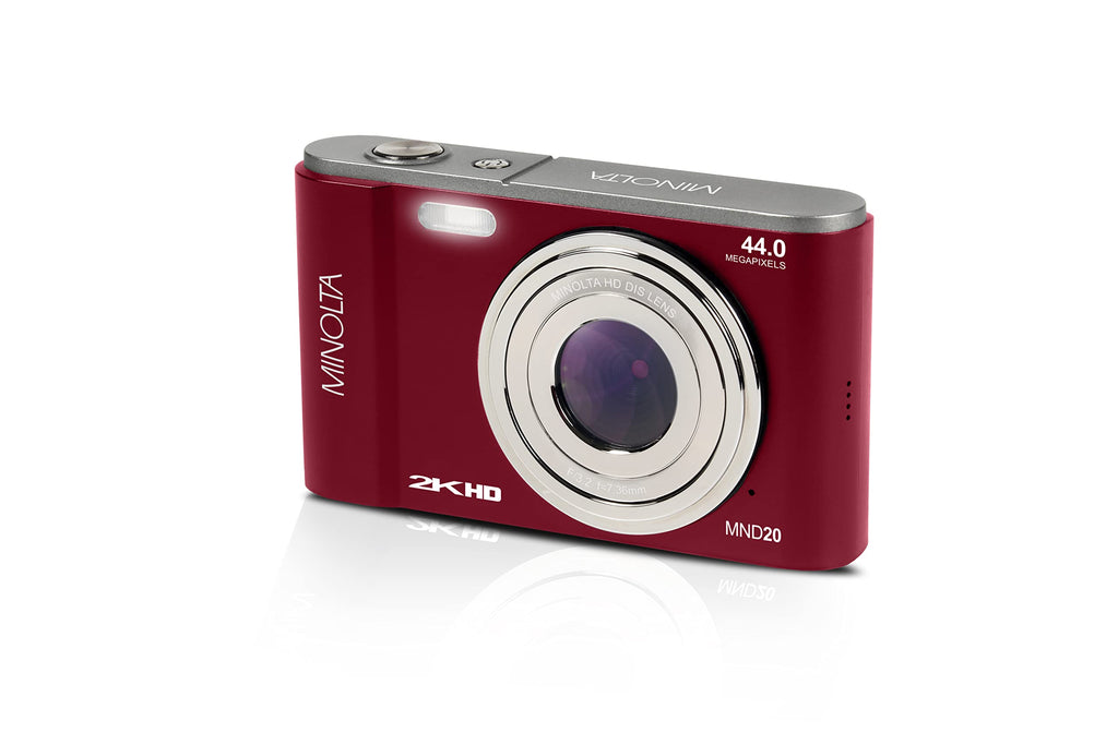 Minolta Minolta MND20 44 MP 2.7K Ultra HD Digital Camera (Silver)