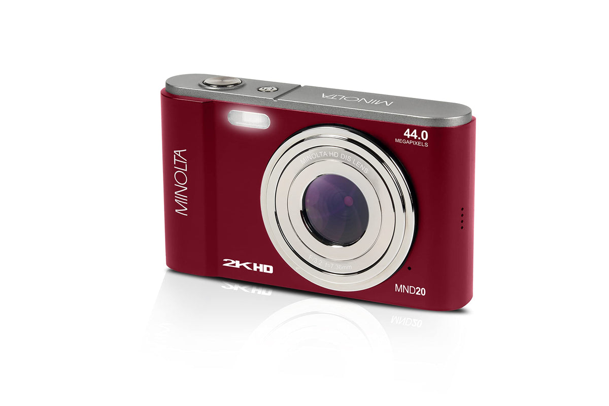 Minolta Minolta MND20 44 MP 2.7K Ultra HD Digital Camera (Silver)
