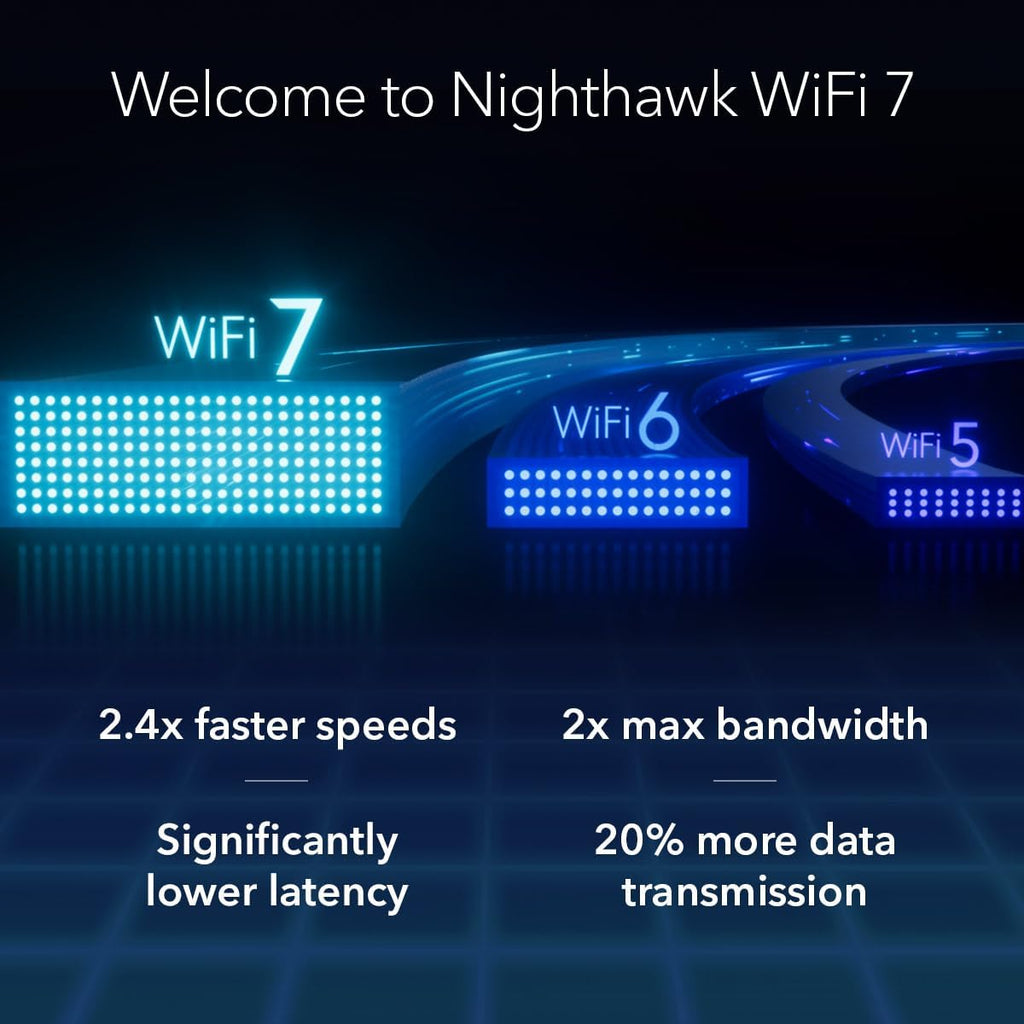 NETGEAR Nighthawk WiFi 7 Router BE17000, Up to 3,300 sq ft, 17 Gbps