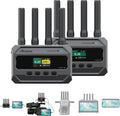 Accsoon CineView SE 4K Wireless SDI HDMI Video Transmitter&Receiver, 4K30/1080P60 Camera Control Video Transmission System, 1312ft 50ms Lat. USB +4 Apps Monitoring, Pair CineView M7 Pro/Master 4K