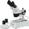 AmScope SE305R-PZ Forward Binocular Stereo Microscope, WF10x and WF20x