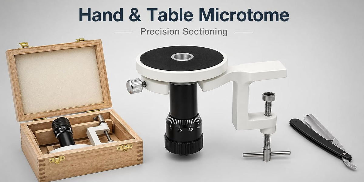Hand and Table Microtome with Razor Manual Microtome (1 Item)