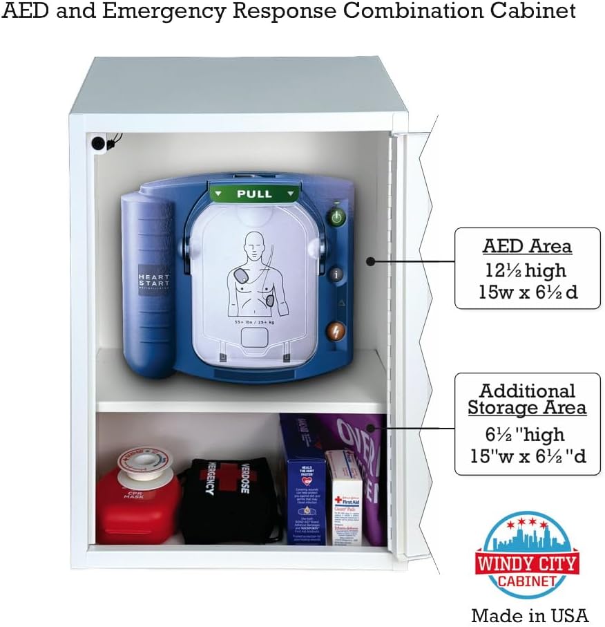 Automated External Defibrillator AED Cabinet with Alarm