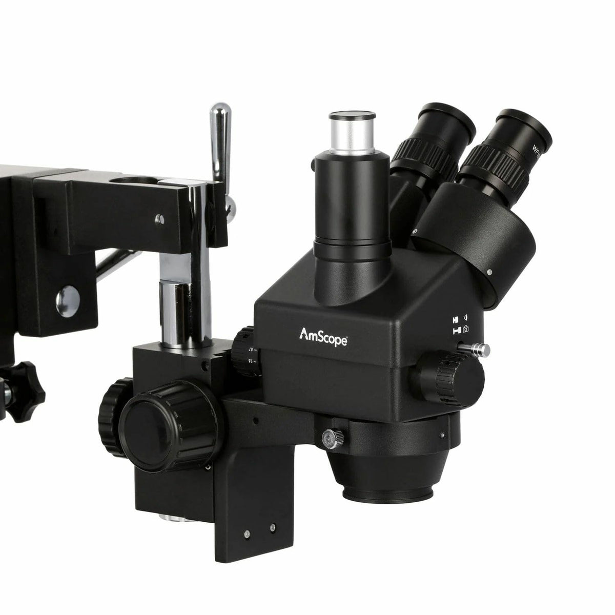 AmScope SM-4TZZ-144A-18M3 Trinocular Zoom Microscope, 18MP