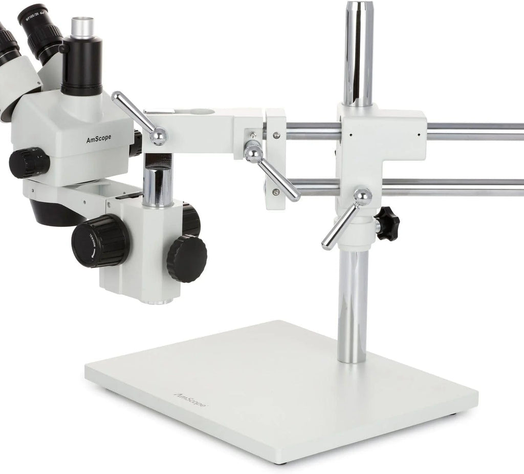 AmScope SM-4TZZ-144A-18M3 Trinocular Zoom Microscope, 18MP