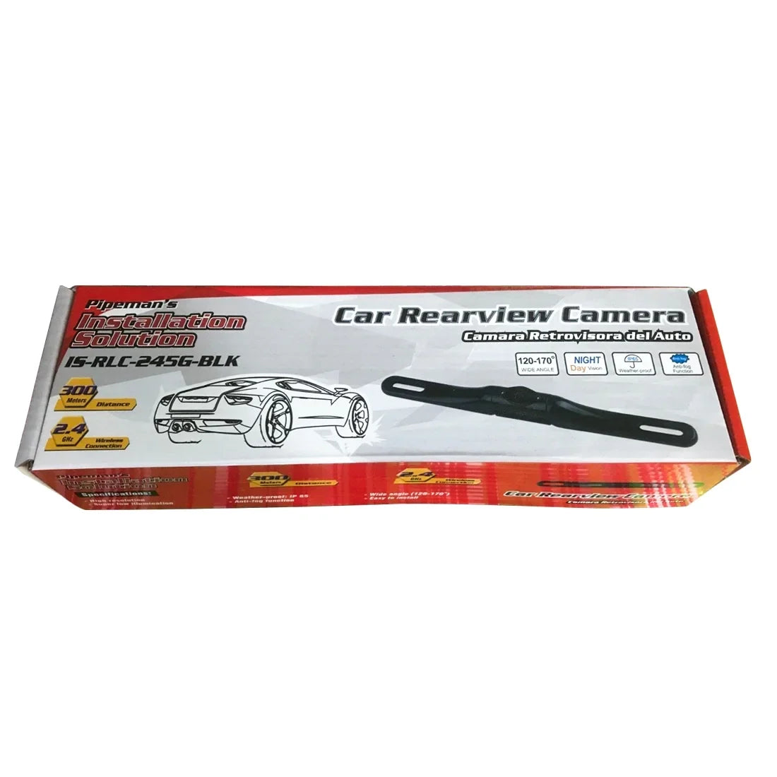 Rearview ISRLC245GBLK Camera Nippon in. Angle Weatherproof Wide 9