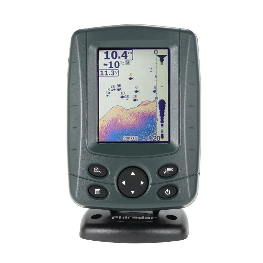 3.5" Fishing exterior Locator Fish Sensor Finder Fish LCD Sonar Fishing Finder Portable Depth
