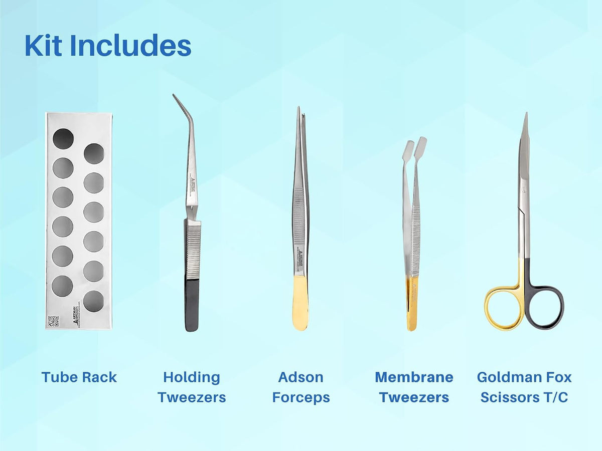 ARTMAN INSTRUMENTS Dental PRF/RGF/PRP Basic Instruments Set of 12