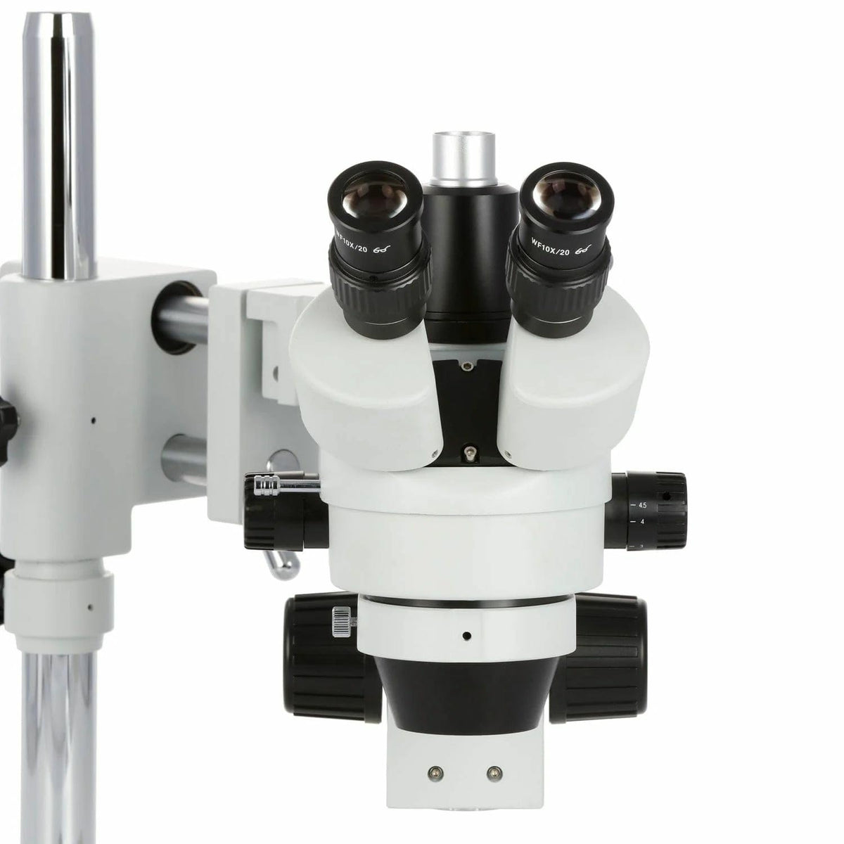 AmScope SM-4TZZ-144A-18M3 Trinocular Zoom Microscope, 18MP