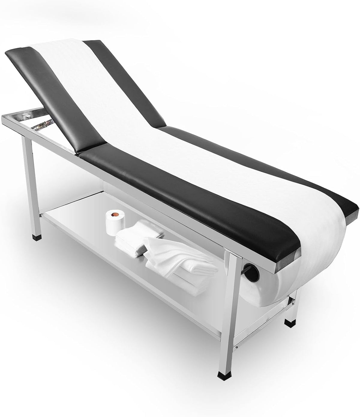 Adjustable Exam Tableï¼Doctor Bed with Folding Legs is Stable and Durableï¼Folding Medical Exam Table Holds 500 lbs for Clinical Examination ãMassage ãSpa BedsãBeauty