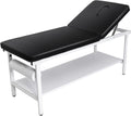 VEVOR Medical Exam Table, 500LBS Loading Medical Examination Bed with 0Â°â40Â° Adjustable Backrest, Physical Therapy Exam Table with Storage Shelf & Paper Roll Dispenser for Hospital Clinic Rehab Center