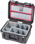 SKB Cases iSeries 1309-6 Case with Think Tank Dividers & Lid Organizer, Black (3i-1309-6DL)