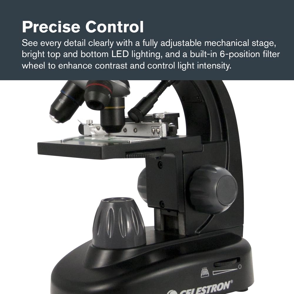 Celestron TetraView LCD Digital Microscope with 180Â° Swivel Screen