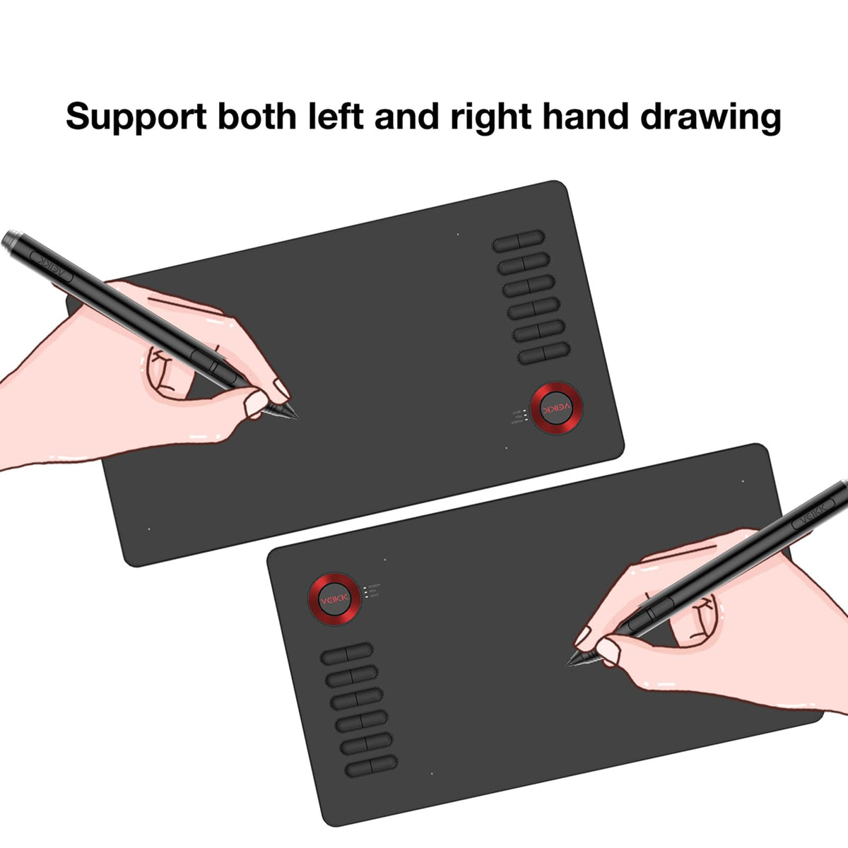VEIKK VK850 8x5 Inch Digital Drawing Graphics Tablet with Battery-Free Pen