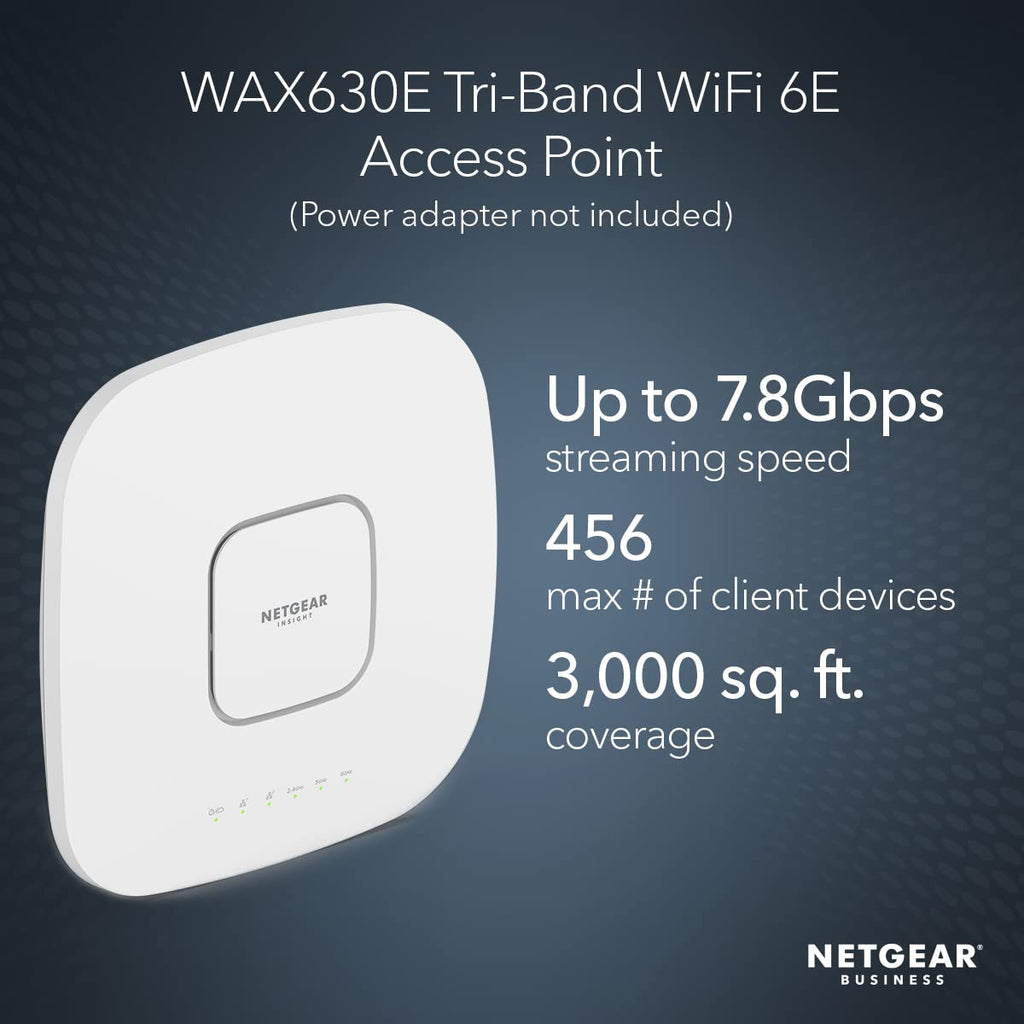 NETGEAR Cloud Managed WiFi 6 Wireless Access Point (WAX610)