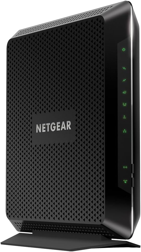 NETGEAR Nighthawk Cable Modem and WiFi 5 Router Combo (C7000) - Compatible with Major Cable Providers incl. Xfinity & Cox - Cable Plans up to 800Mbps - AC1900 (Up to 1.9Gbps) - DOCSIS 3.0