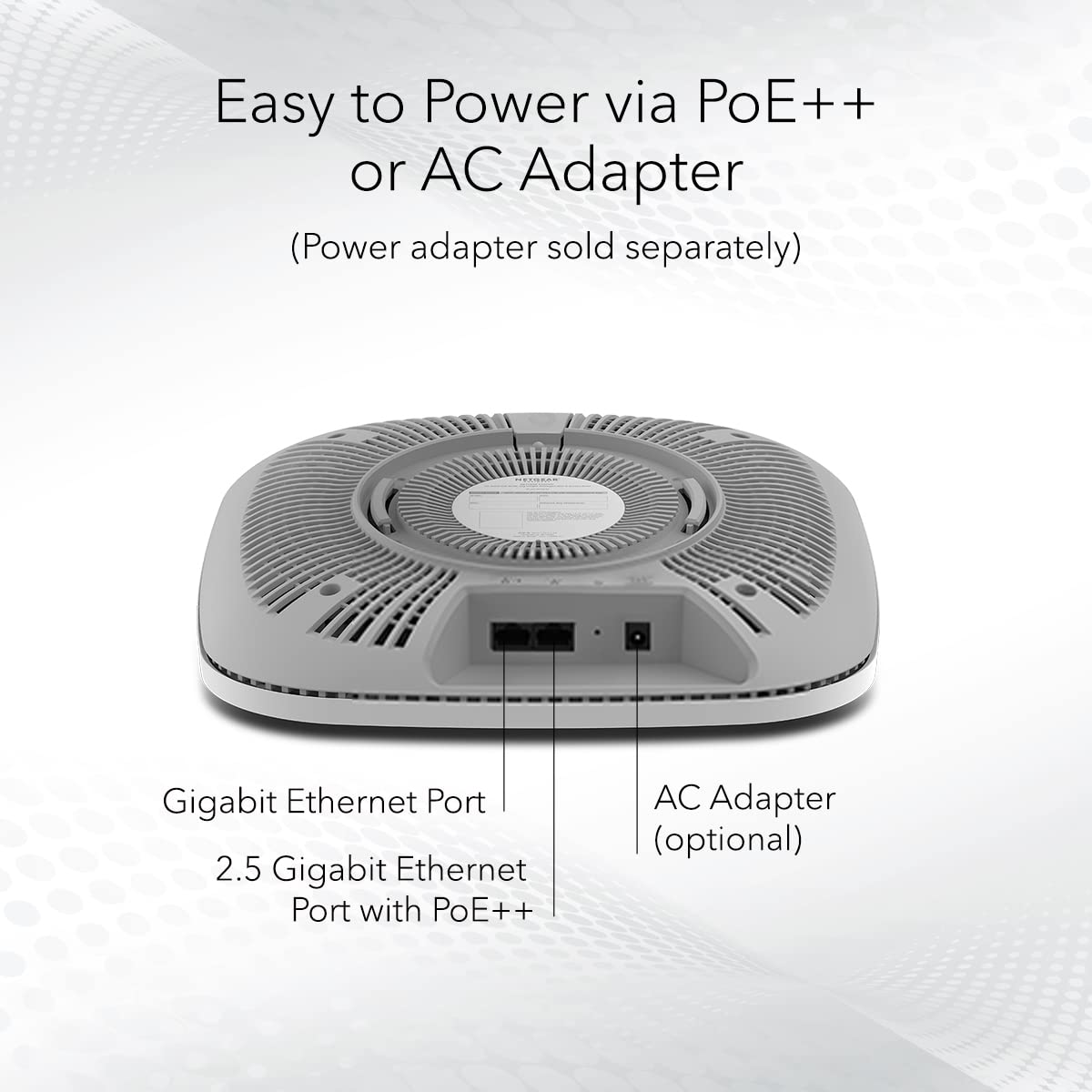NETGEAR Cloud Managed WiFi 6 Wireless Access Point (WAX610)