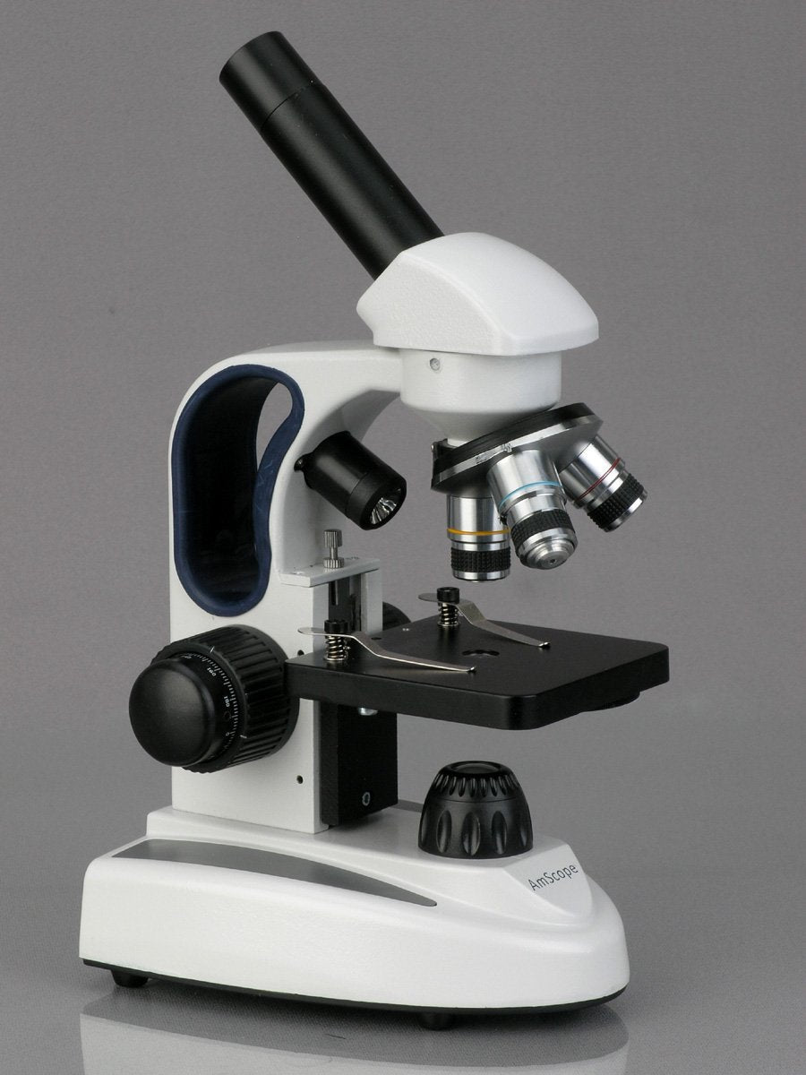 AmScope M158C-2L-E2 Compound Monocular Microscope, 2MP Camera