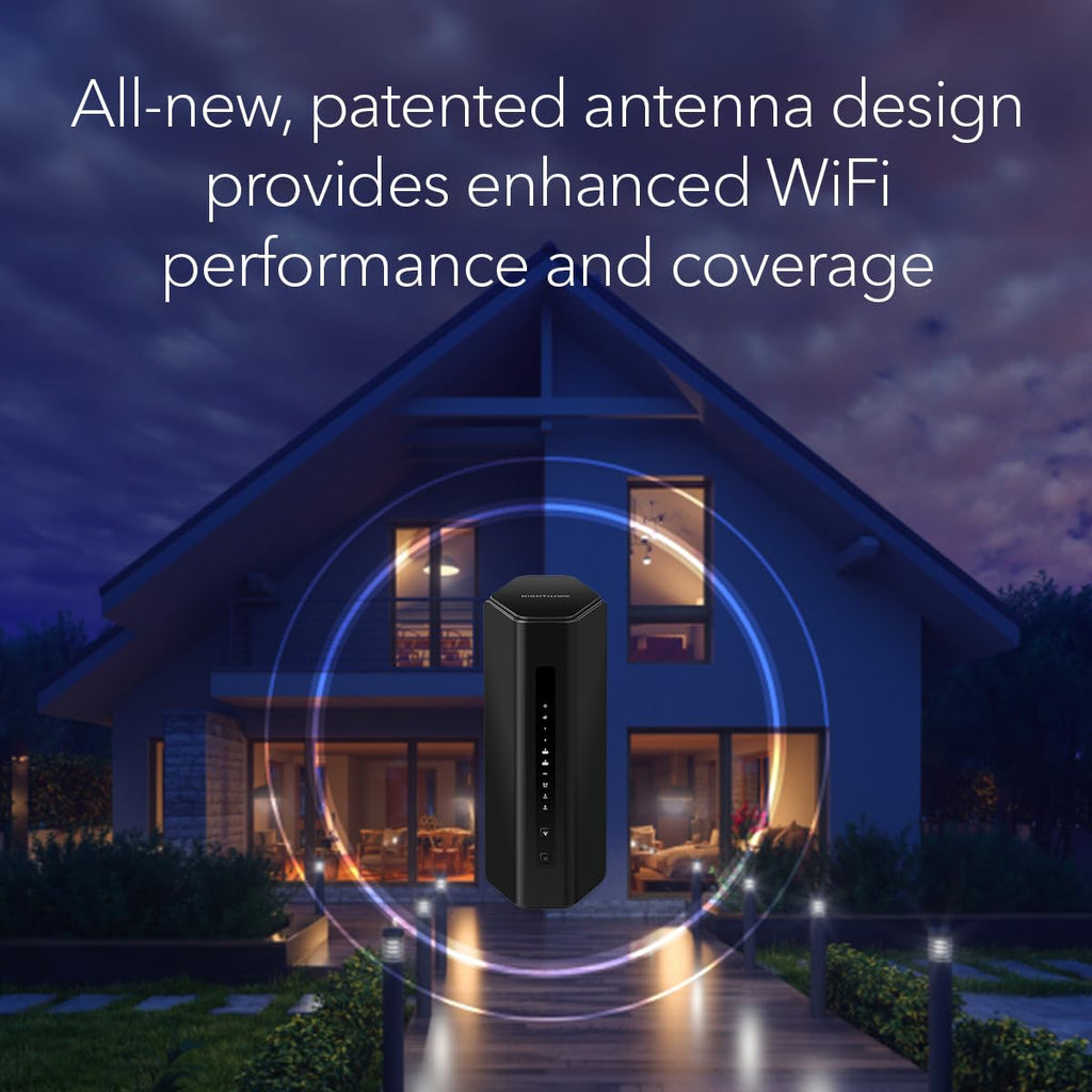 NETGEAR Nighthawk WiFi 7 Router RS100, Up to 2,000 sq ft, 3.6 Gbps