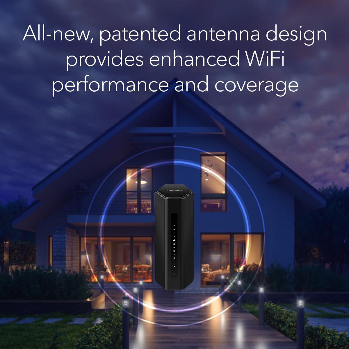 NETGEAR Nighthawk WiFi 7 Router RS100, Up to 2,000 sq ft, 3.6 Gbps
