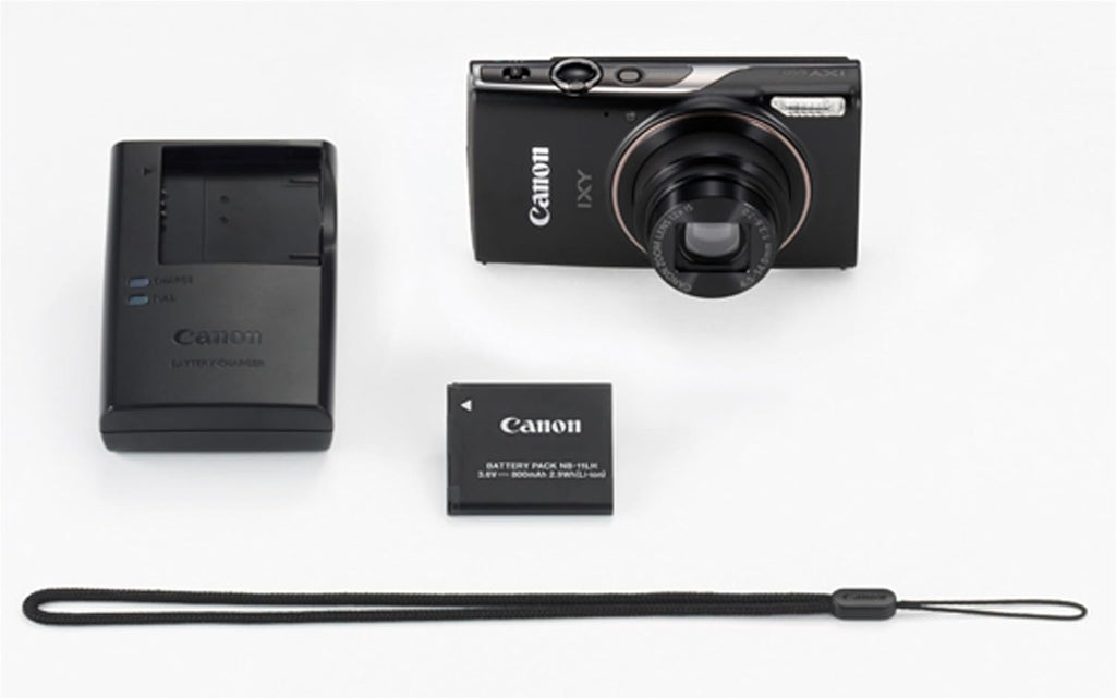 Canon PowerShot IXY 650 (ELPH 360) HS Digital Camera + 64GB Memory + Stabilizing Grip + Software Pack +More(Value Bundle) (Renewed)
