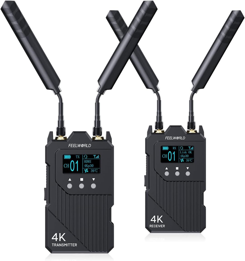 FEELWORLD WT1H 4K 1000ft Dual HDMI Wireless Video Transmission System