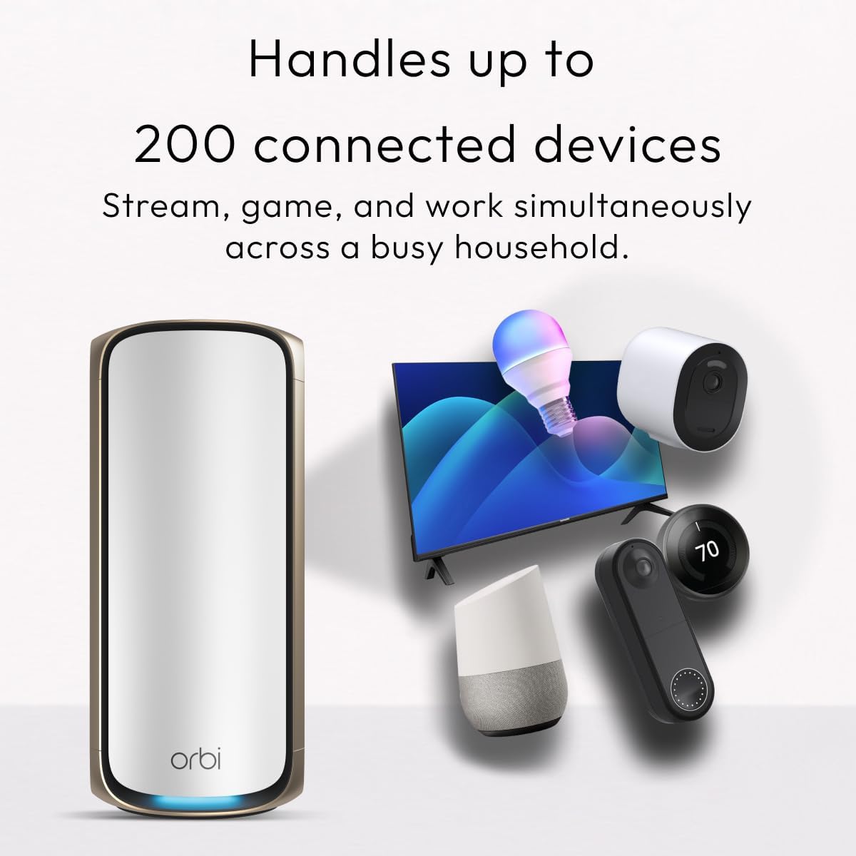 NETGEAR Orbi 970 Series (2026 Release) WiFi 7 Mesh System, 3 Pack