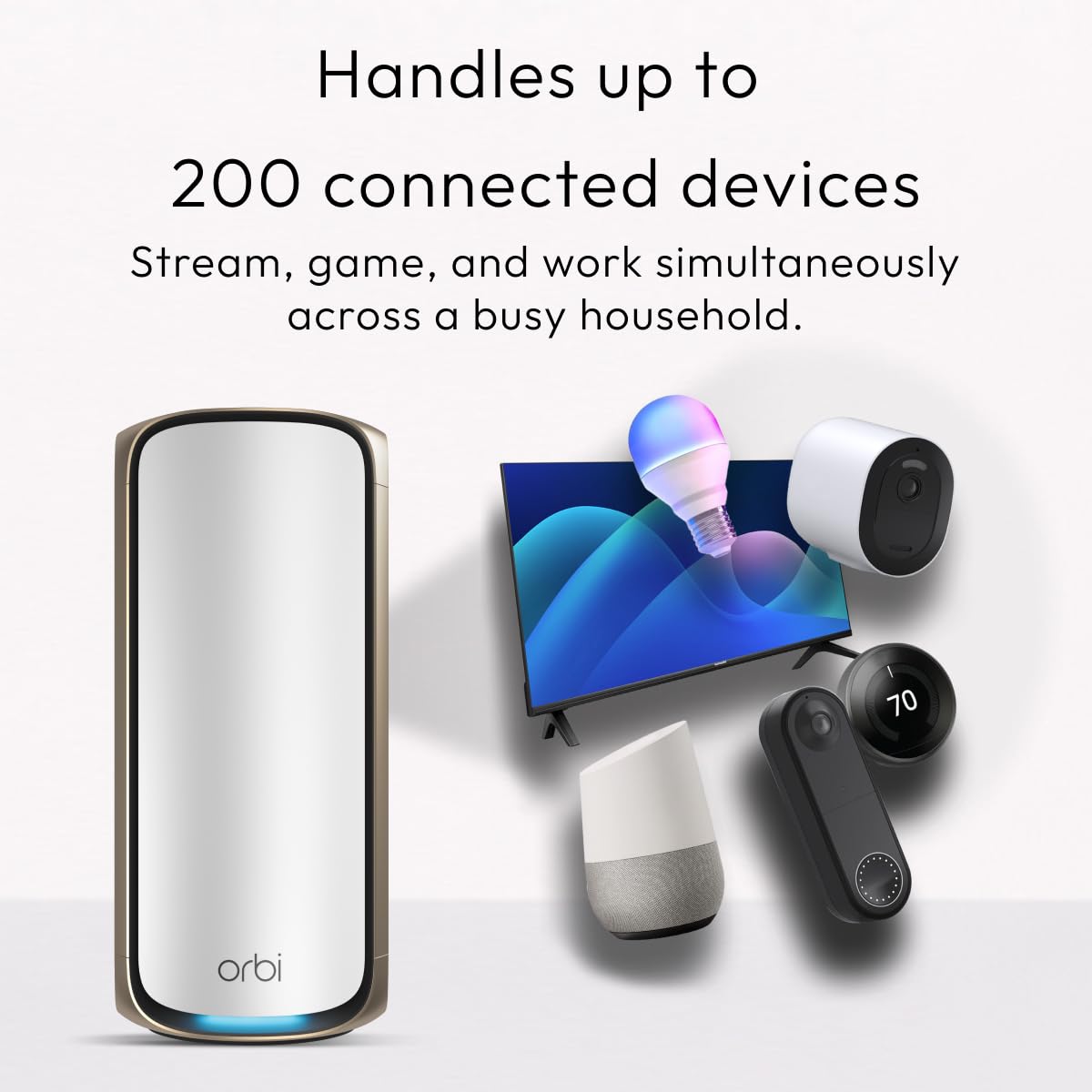 NETGEAR Orbi 970 Series (2026 Release) WiFi 7 Mesh System, 3 Pack