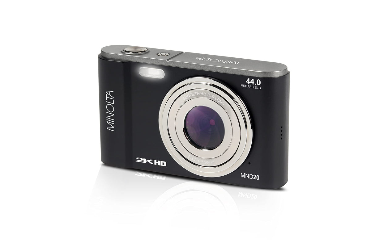 Minolta Minolta MND20 44 MP 2.7K Ultra HD Digital Camera (Silver)